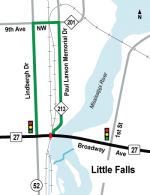 Railroad Crossing In Little Falls Closes On Highway 27