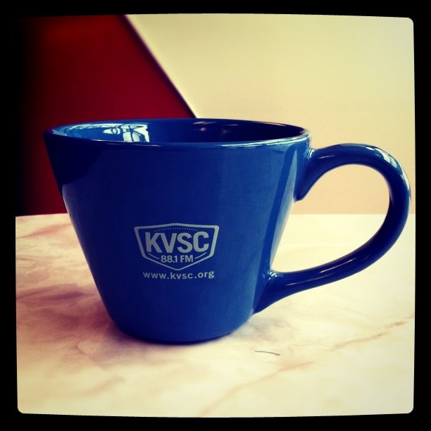 New KVSC Earth Tone Blue 15 oz Mug