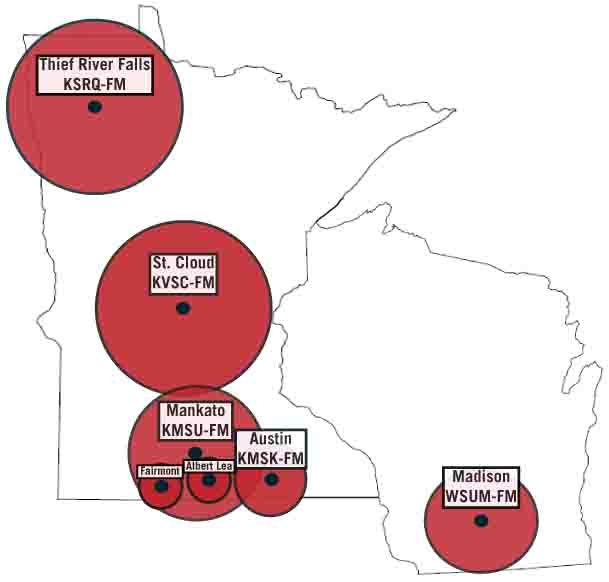 Trivia Coverage Map