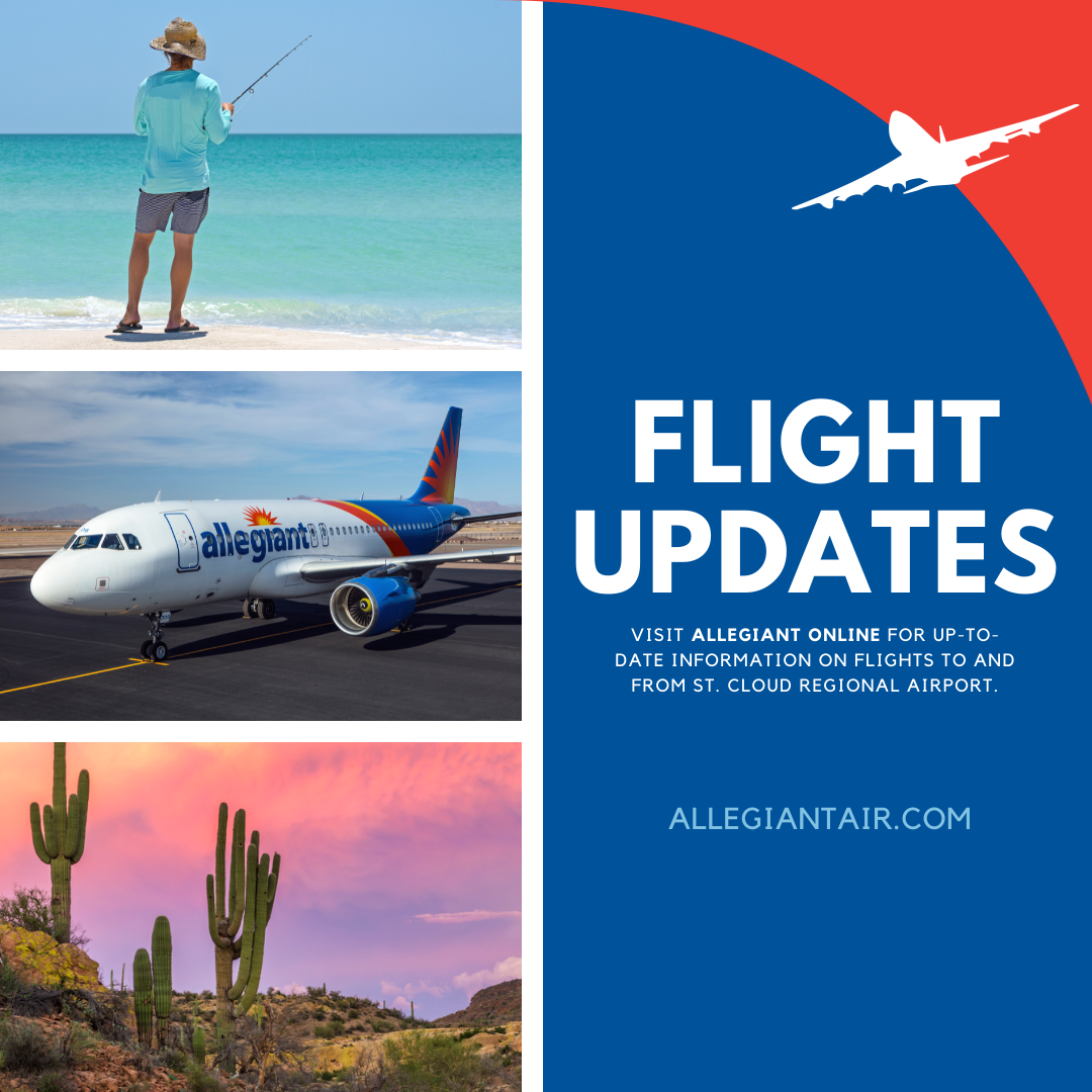 Allegiant Airlines Announces Winter Flights from St. Cloud Regional Airport - Vimarsana News