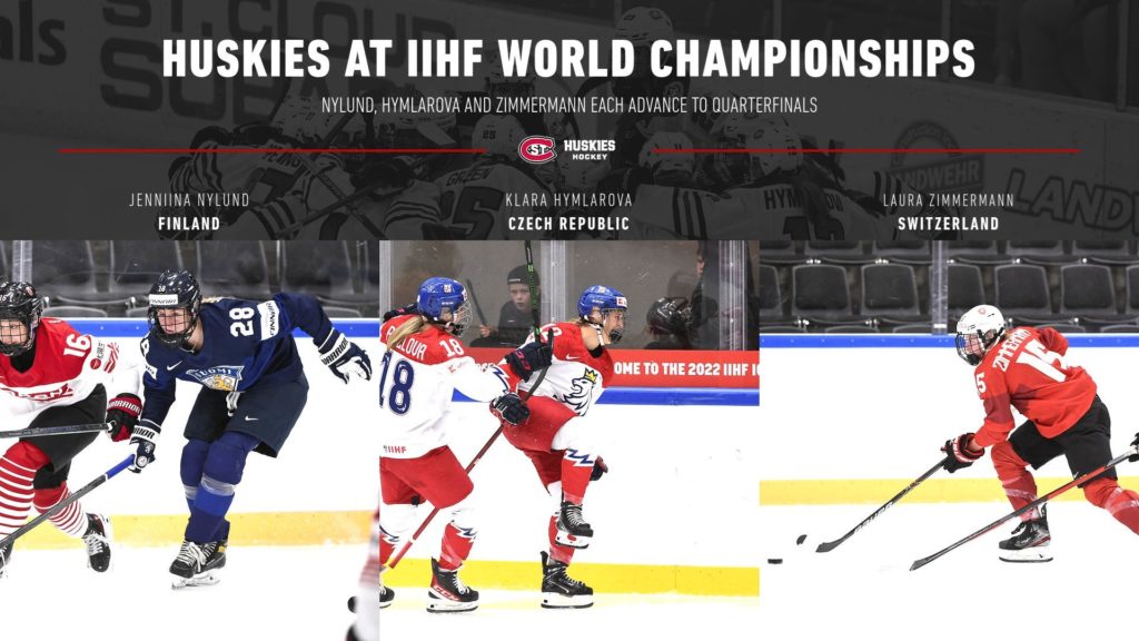 St. Cloud State naisten jääkiekon Nylund, Hymlarova ja Zimmermann osallistuvat IIHF:n naisten maailmanmestaruuskilpailuihin