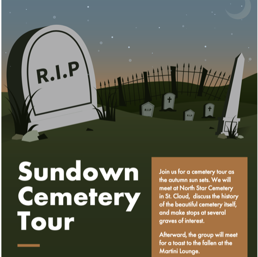 Sundown Cemetery Tour with Stearns History Museum KVSC 88.1 FM
