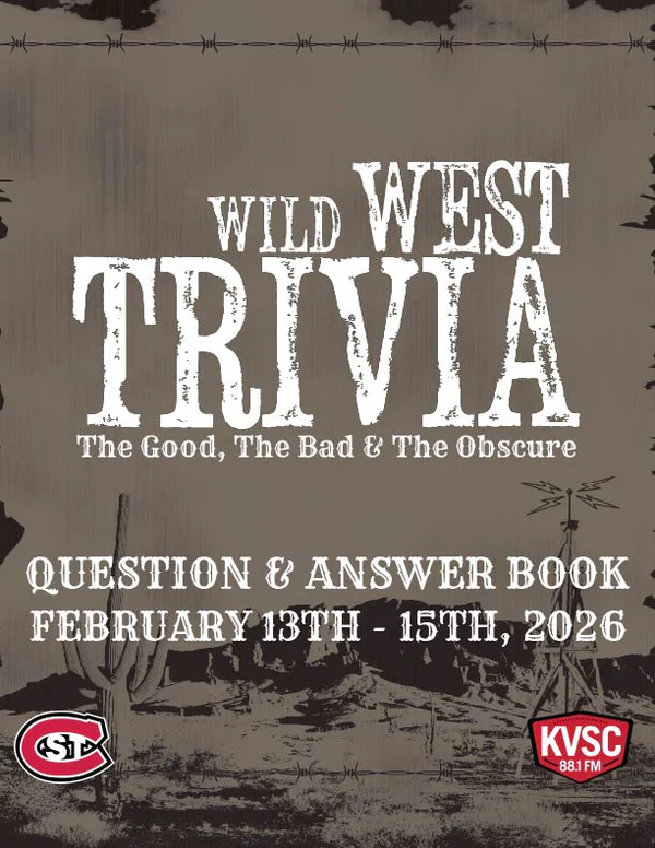 The cover to the Wild West Trivia question and answer book